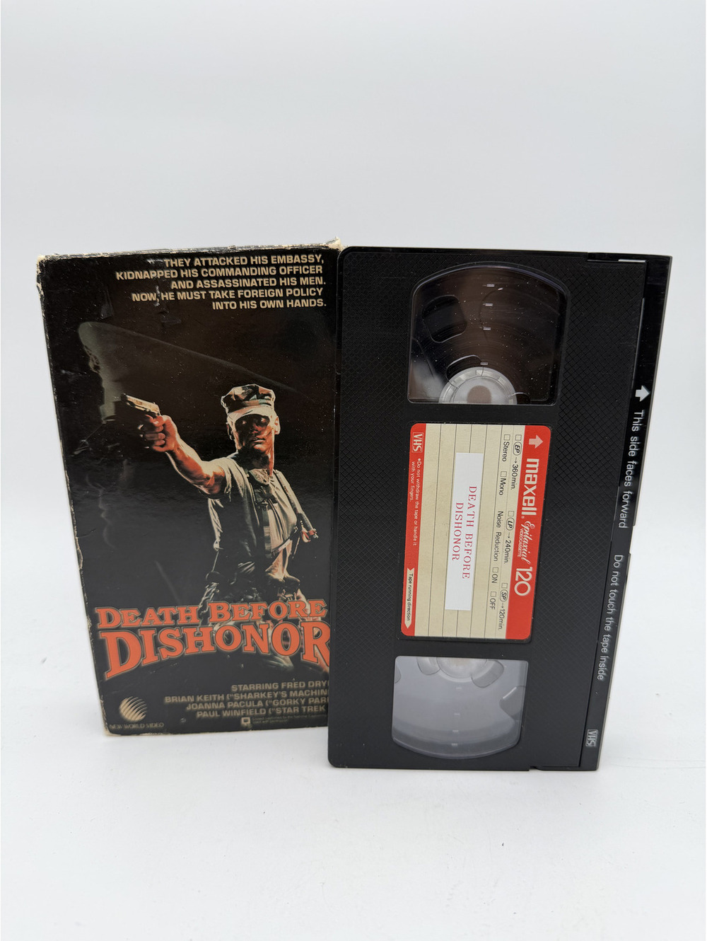 Death Before Dishonor VHS Tape Movie